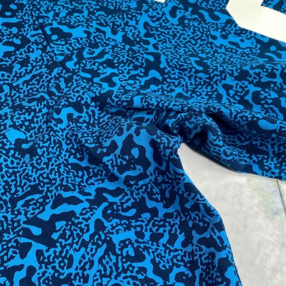 Nike Retro Air Pivot 1982 Print Long Sleeve Shirt Size XL Blue Camo‎ 646282-413